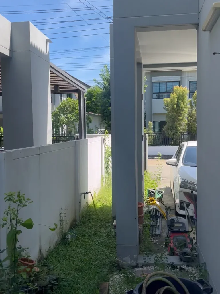 P071 ต่อเติมครัวหลังบ้าน พร้อมหลังคากันแดด บ้านสวยน่าอยู่ขึ้นทันตา