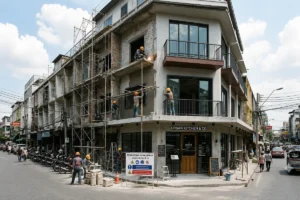 รีโนเวทอาคารพาณิชย์ 3 ชั้น โดยทีมช่างและวิศวกรผู้เชี่ยวชาญ