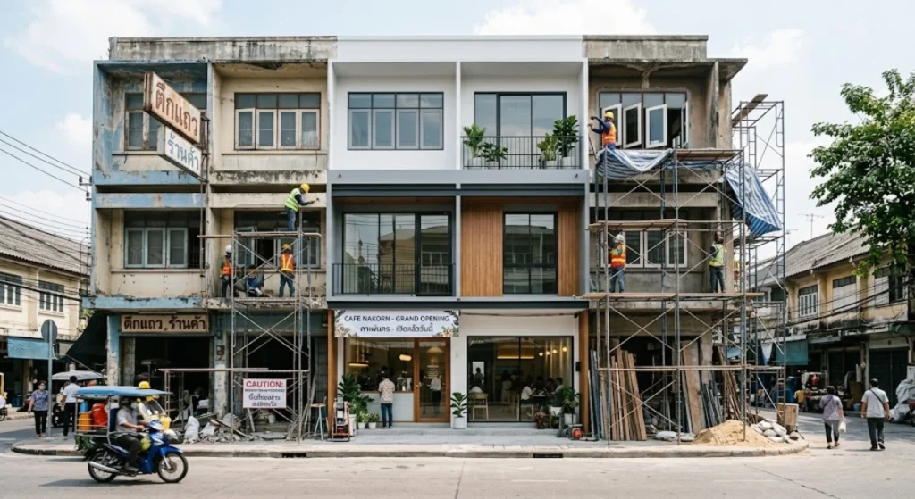 รีโนเวทอาคารพาณิชย์